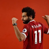 Salah posa con la camiseta del Liverpool Salah posa con la camiseta del Liverpool