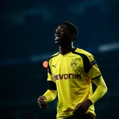 Dembélé, durante un partido con el Dortmund Dembélé, durante un partido con el Dortmund
