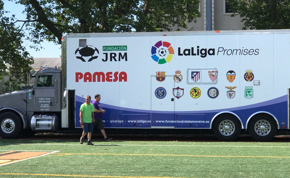 La expedición de la Liga Promises ya está en Nueva York La expedición de la Liga Promises ya está en Nueva York
