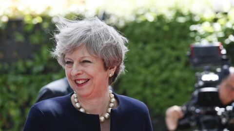 La primera ministra de Reino Unido, Theresa May
