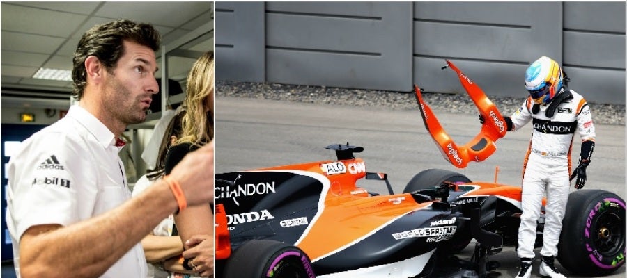 Mark Webber analiza la situación de Alonso en McLaren Honda Mark Webber analiza la situación de Alonso en McLaren Honda