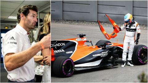 Mark Webber analiza la situaci&oacute;n de Alonso en McLaren Honda