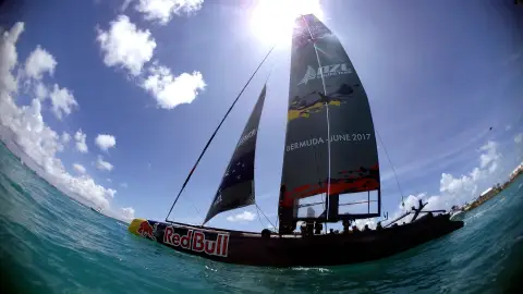 Copa América de Vela (22-06-2017) Equipo NZL Nueva Zelanda en la Copa América Red Bull Youth en Great Sound (Bermudas).