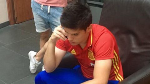 El defensa Jorge Mere.