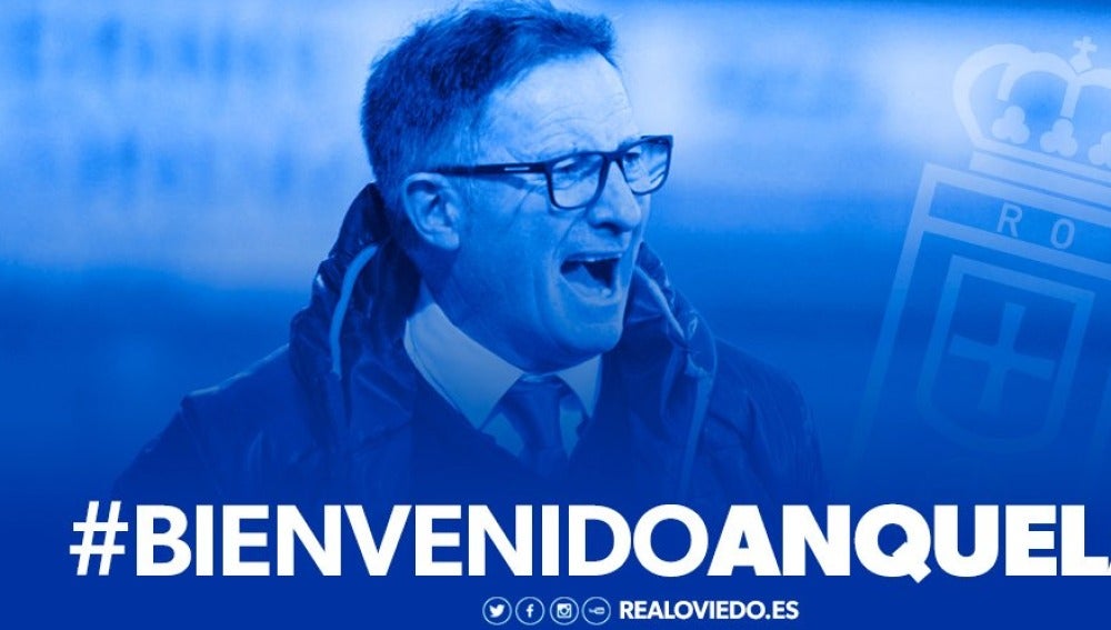 Juan Antonio Anquela ficha por el Oviedo como entrenador.