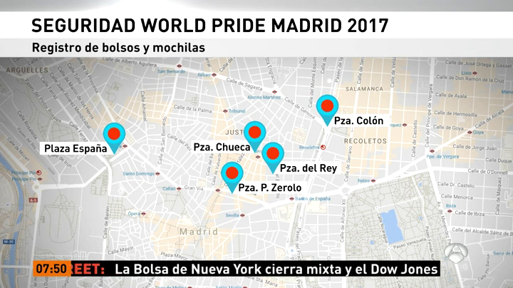 Madrid se blinda para dar cabida a la Fiesta Mundial del Orgullo Gay Madrid se blinda para dar cabida a la Fiesta Mundial del Orgullo Gay