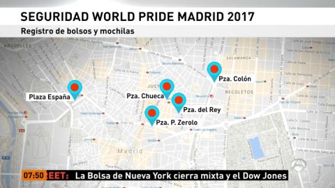 Madrid se blinda fiestas del orgullo