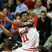 Jimmy Butler, en un partido con los Bulls Jimmy Butler, en un partido con los Bulls