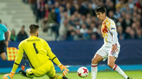 Carlos Soler, con Espa&ntilde;a sub 21