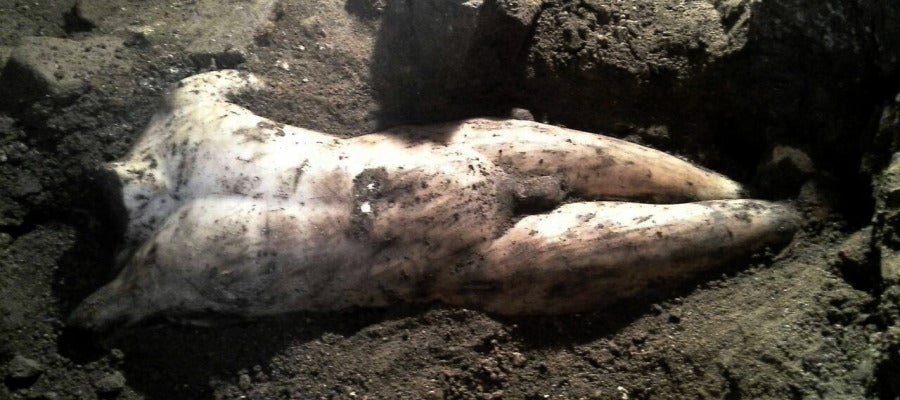 Estatua romana encontrada en unas obras en Toledo Estatua romana encontrada en unas obras en Toledo