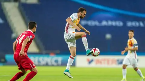 El delantero de la Rojita, Borja Mayoral. El delantero de la Rojita, Borja Mayoral.