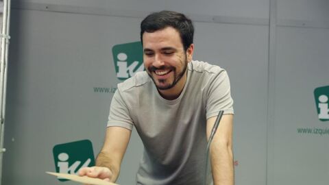 El l&iacute;der de Izquierda Unida, Alberto Garz&oacute;n