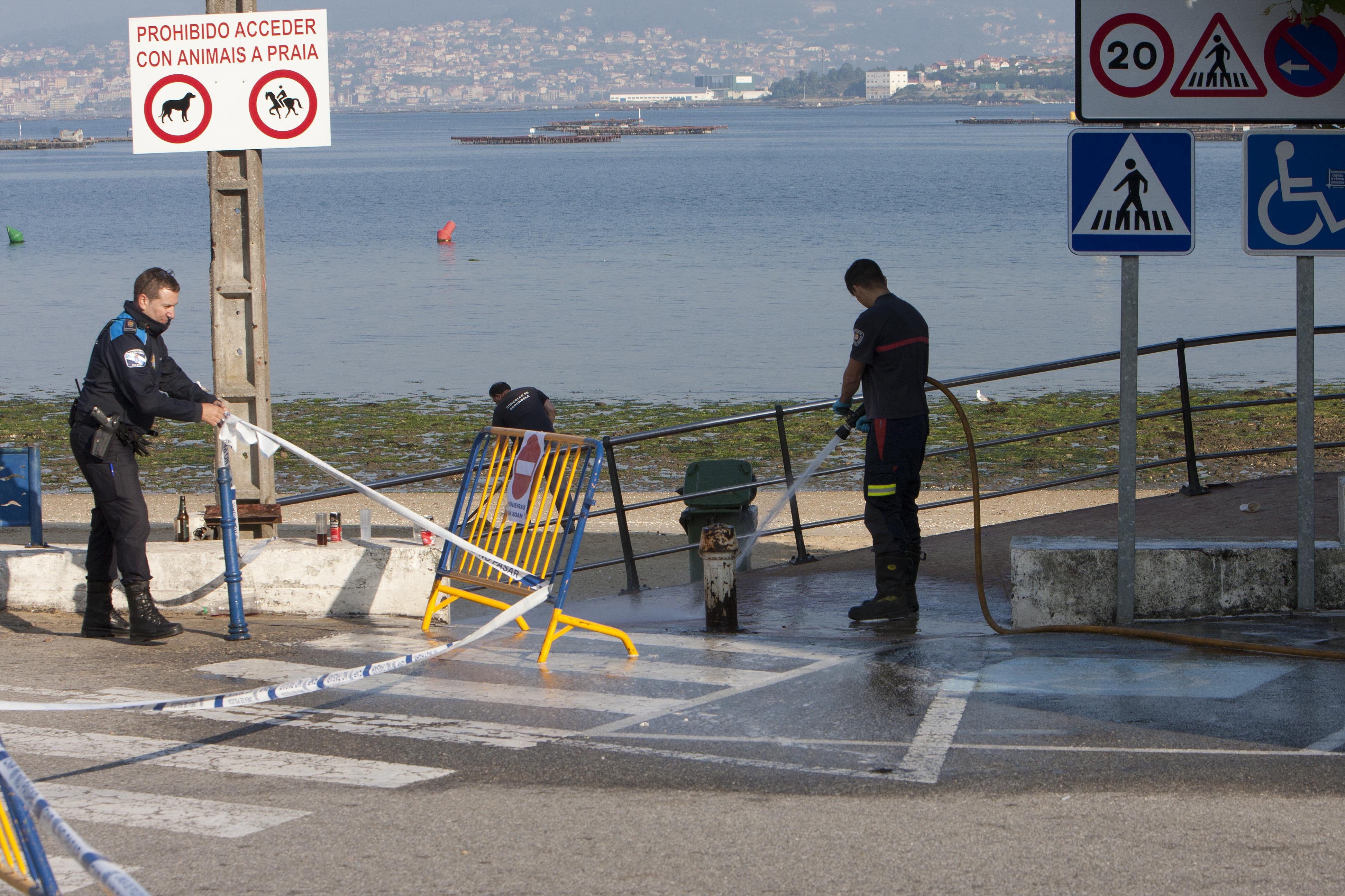 Muere un joven por un disparo en una playa de Pontevedra durante la noche de San Juan Muere un joven por un disparo en una playa de Pontevedra durante la noche de San Juan