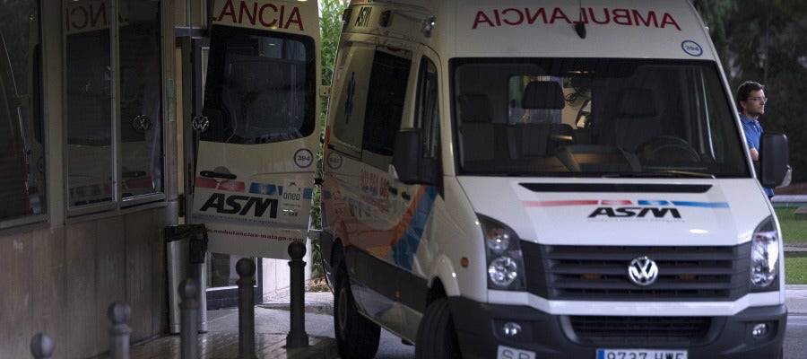 Una ambulancia en Málaga Una ambulancia en Málaga