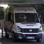 Una ambulancia en Málaga