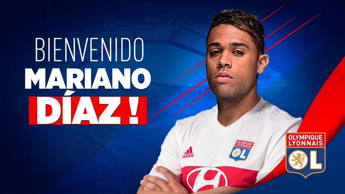 El Olympique de Lyon hace oficial el fichaje de Mariano Díaz El Olympique de Lyon hace oficial el fichaje de Mariano Díaz
