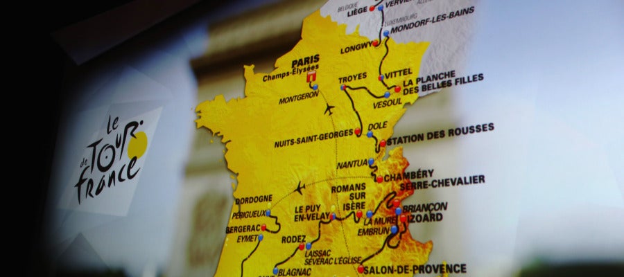 La ruta del Tour 2017 La ruta del Tour 2017