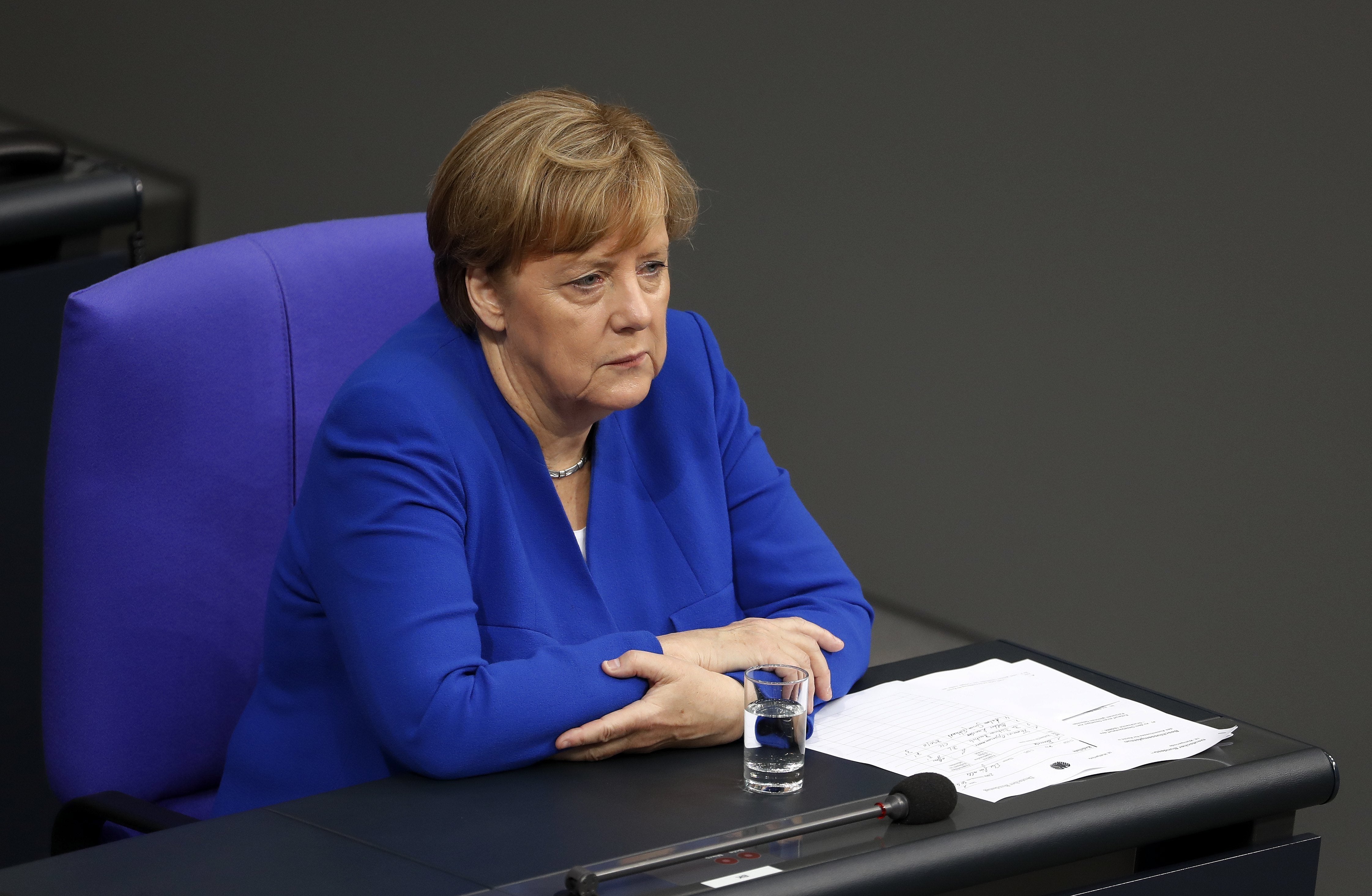 Merkel ve "equivocada" la "escalada dialéctica" entre EEUU y Corea del Norte Merkel ve "equivocada" la "escalada dialéctica" entre EEUU y Corea del Norte