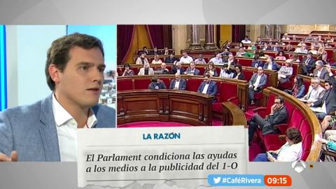 ALBERT RIVERA EN ESPEJO P&Atilde;BLICO
