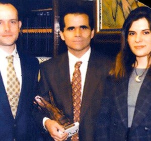 Juan Carlos de Julián con Concha Pita en 1997 Juan Carlos de Julián con Concha Pita en 1997