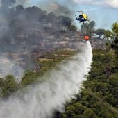  Estabilizado el incendio de Sierra Calderona tras arrasar 1.200 hectáreas
