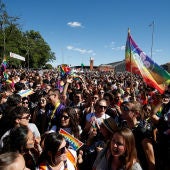 Celebración del orgullo Gay en Atocha
