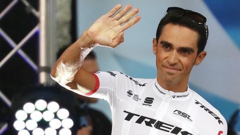 El ciclista Alberto Contador.