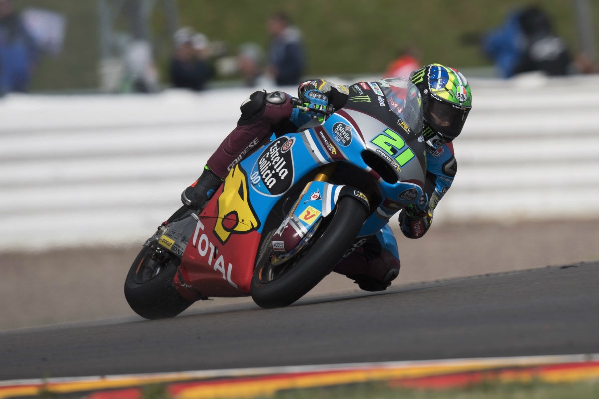 Morbidelli gana en Alemania y es más líder del Mundial de Moto2 tras las caídas de Márquez y de Luthi Morbidelli gana en Alemania y es más líder del Mundial de Moto2 tras las caídas de Márquez y de Luthi