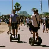 Uso de segways en Barcelona