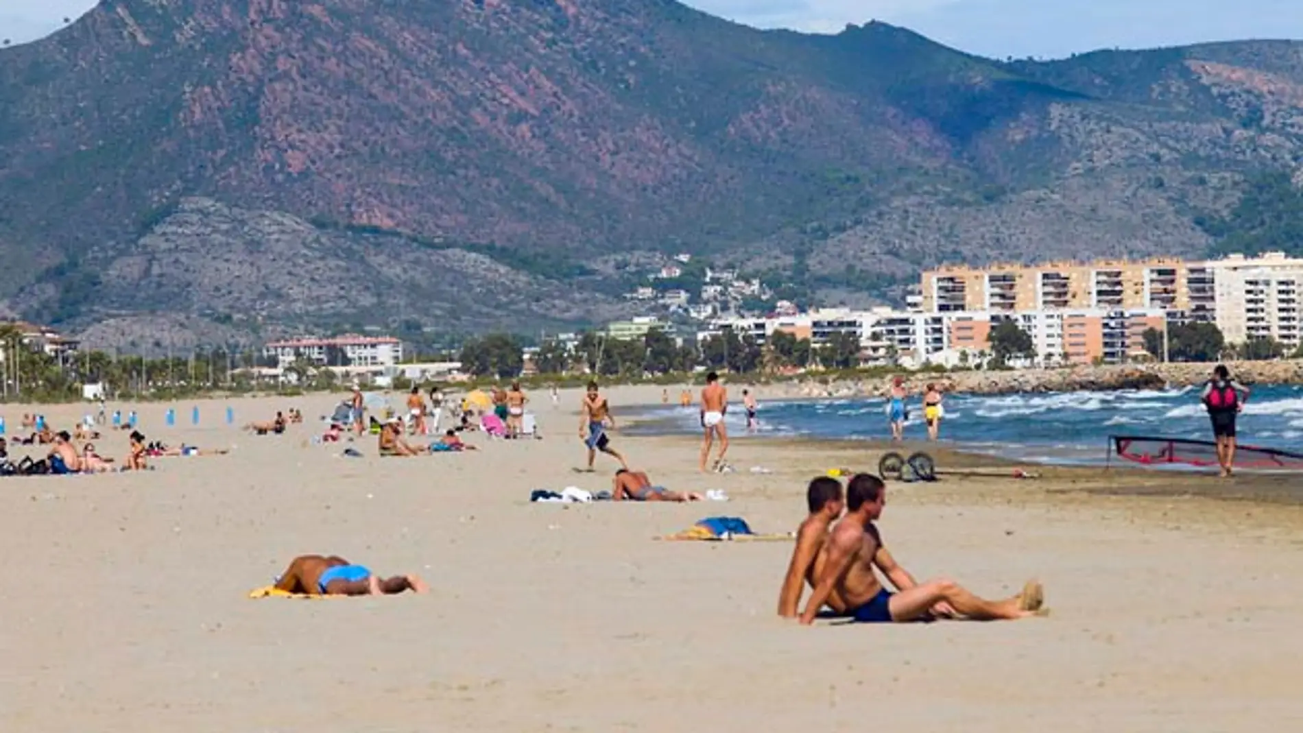Imagen de la playa del Gurugú en Castellón. 