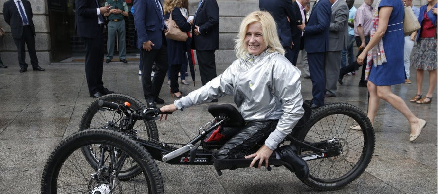 La atleta paralímpica Gema Hassen-Bey La atleta paralímpica Gema Hassen-Bey