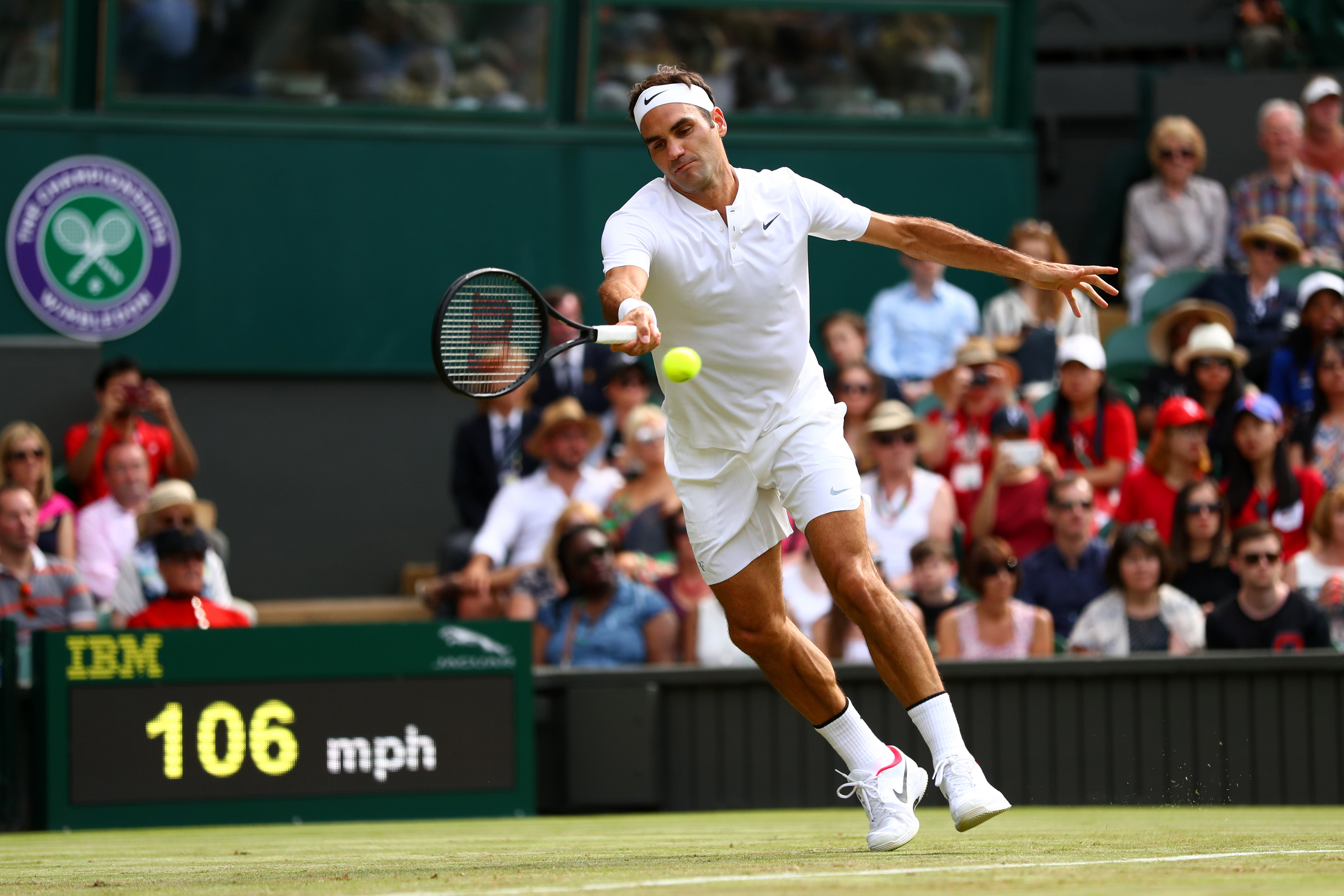 Federer, debut express ante Dolgopolov en Wimbledon Federer, debut express ante Dolgopolov en Wimbledon