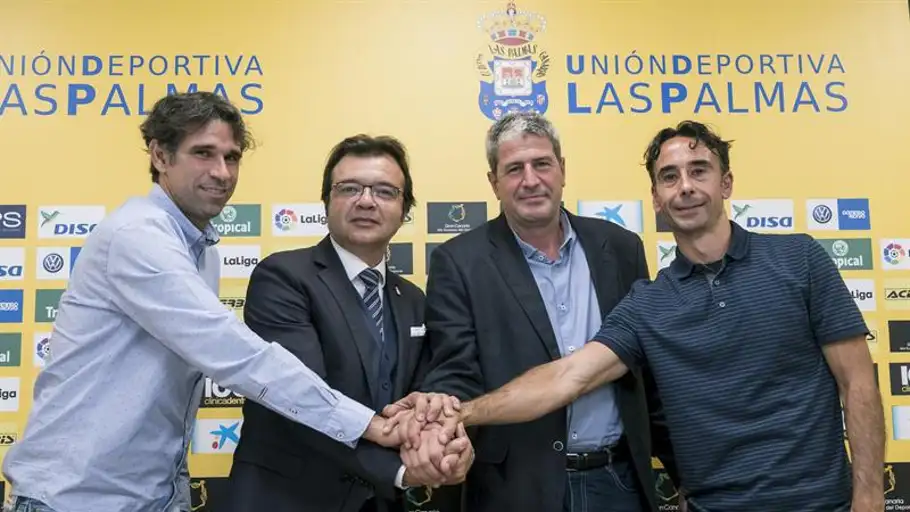 Manolo Márquez es presentado como nuevo entrenador de Las Palmas Manolo Márquez es presentado como nuevo entrenador de Las Palmas