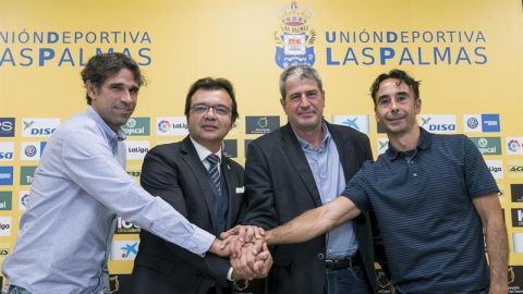 Manolo M&aacute;rquez es presentado como nuevo entrenador de Las Palmas