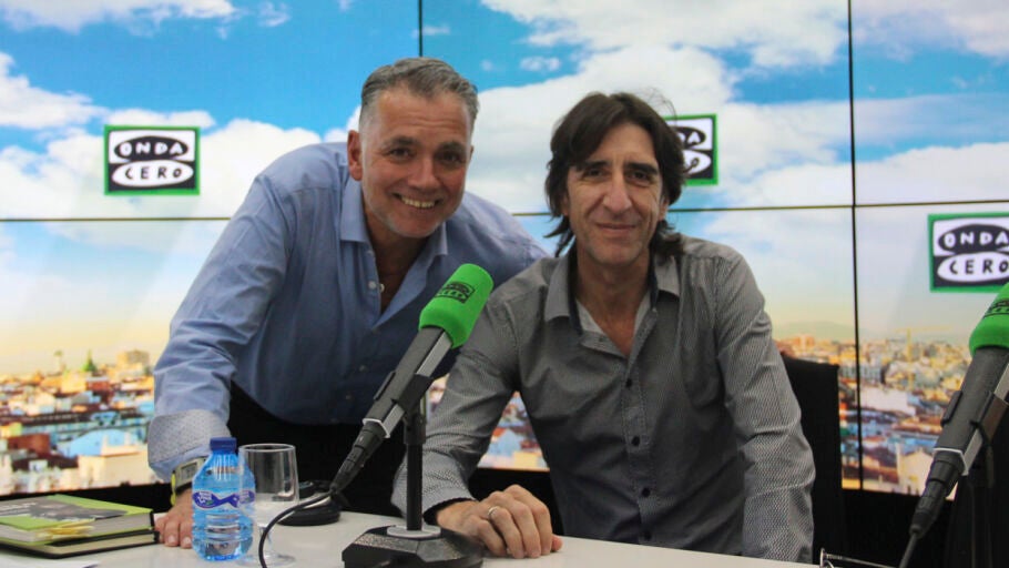 Juan Ram&oacute;n Lucas y Benjam&iacute;n Prado