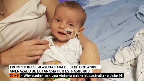 Trump ofrece "ayuda" al beb&eacute; brit&aacute;nico incurable que ser&aacute; sometido a eutanasia 