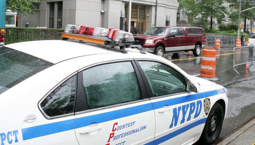 Imagen de un coche de Policía de Nueva York.
