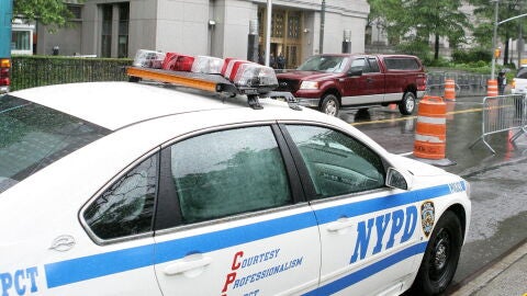 Imagen de un coche de Polic&iacute;a de Nueva York.