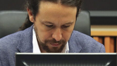 El l&iacute;der de Podemos, Pablo Iglesias
