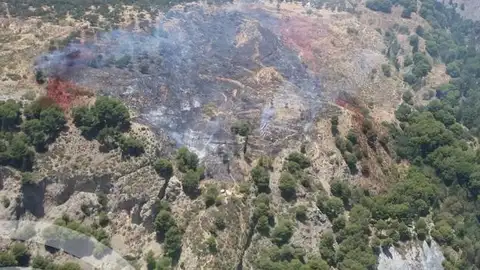 En Órgiva queda extinguido el incendio En Órgiva queda extinguido el incendio