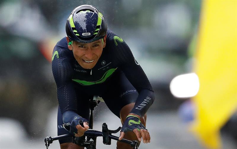 Nairo Quintana: "Sagan ha sido inteligente y ha corrido muy bien" Nairo Quintana: "Sagan ha sido inteligente y ha corrido muy bien"