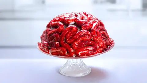 Como hacer una tarta de cerebro para Halloween - Paso a Paso Tic Tac Yummy