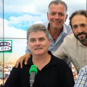 Ángel Odena y Luis Cansino con José Manuel Zapata y Juan Ramón Lucas en Más de uno
