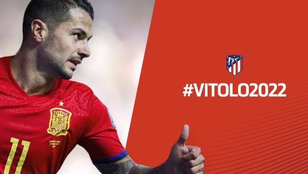 Vitolo, jugador del Atlético de Madrid hasta 2022