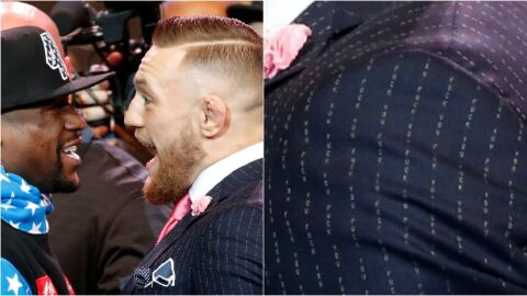 El pol&eacute;mico traje de Conor McGregor