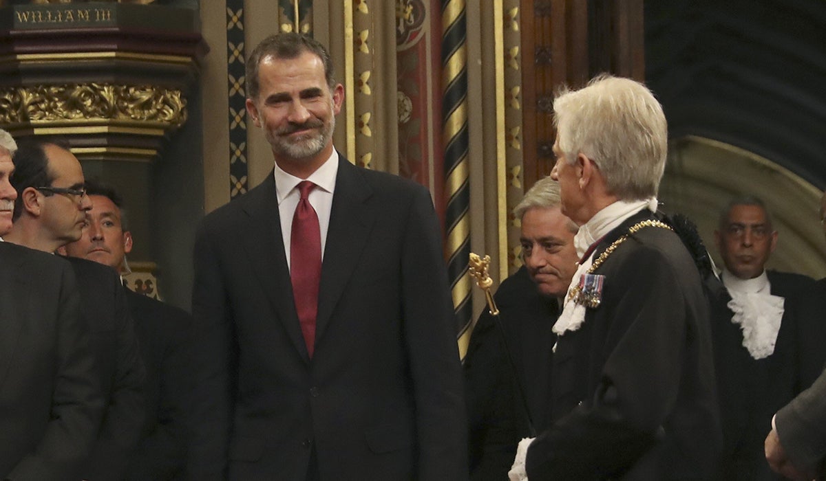 Felipe VI confía en el diálogo bilateral para una solución sobre Gibraltar Felipe VI confía en el diálogo bilateral para una solución sobre Gibraltar