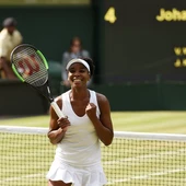 Venus Williams celebra su victoria ante Konta Venus Williams celebra su victoria ante Konta