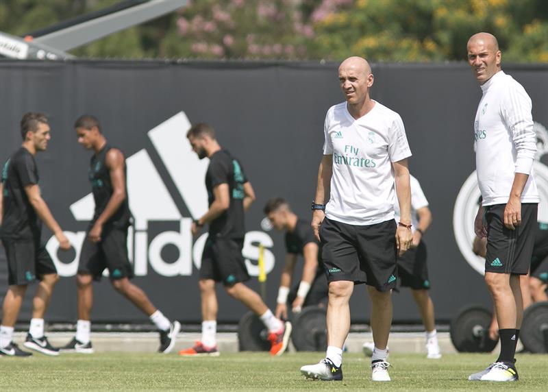 El Real Madrid se entrena con normalidad tras la amenaza de bomba en UCLA El Real Madrid se entrena con normalidad tras la amenaza de bomba en UCLA