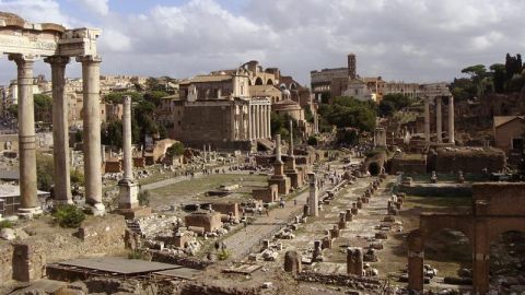 Imagen del Palatino, el barrio m&aacute;s elegante de la Roma antigua