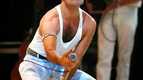 Freddie Mercury Live Aid Queen en Live Aid 1985